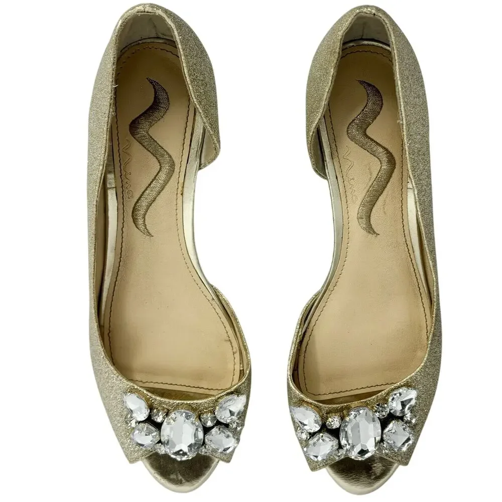Nina gold glitter